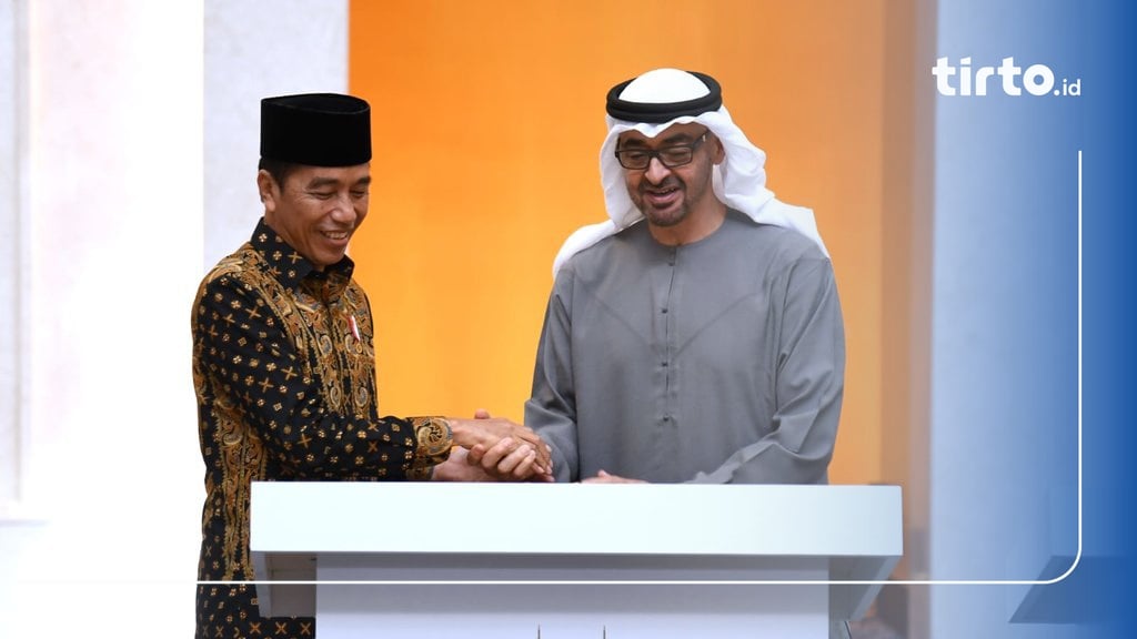 Jokowi Dan MBZ Resmikan Masjid Raya Sheikh Zayed Solo