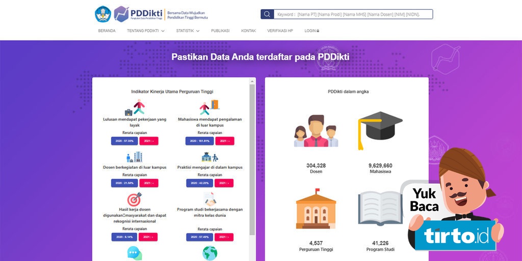 Apa Itu PDDikti Manfaat Serta Cara Cek Data Mahasiswa Kampus