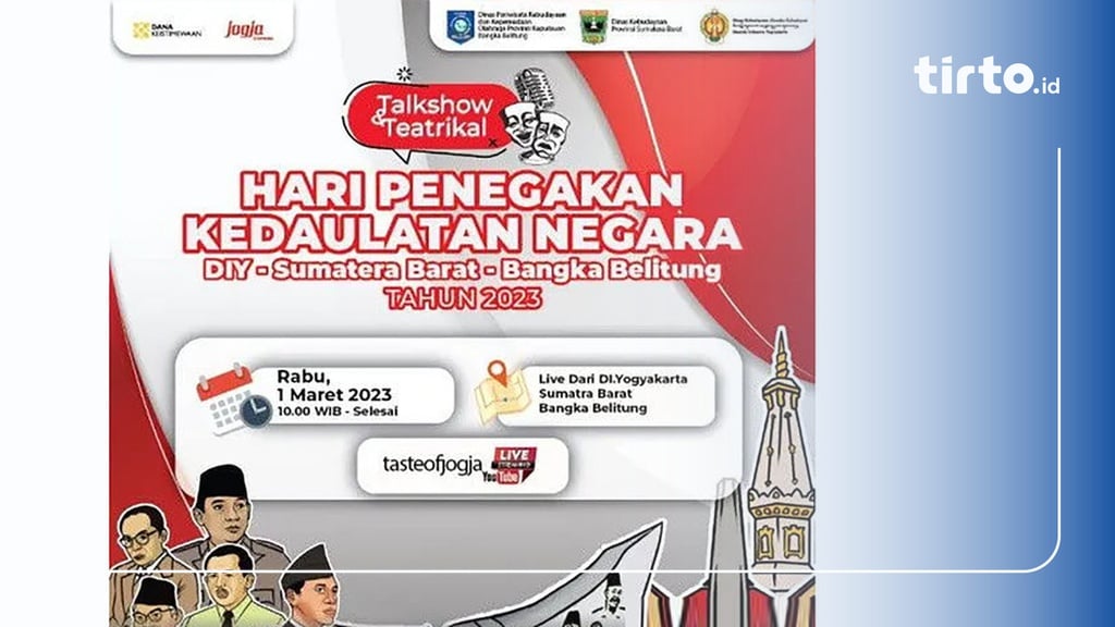 Agenda Peringatan Hari Penegakan Kedaulatan Negara 1 Maret 2023