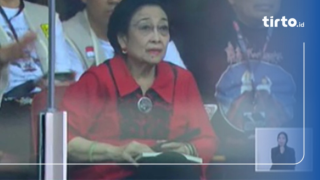 Kampanye Akbar Megawati Minta Menangkan Ganjar Mahfud Putaran