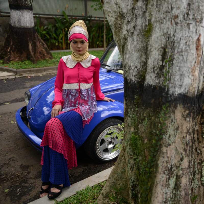 Model berbusana Muslim