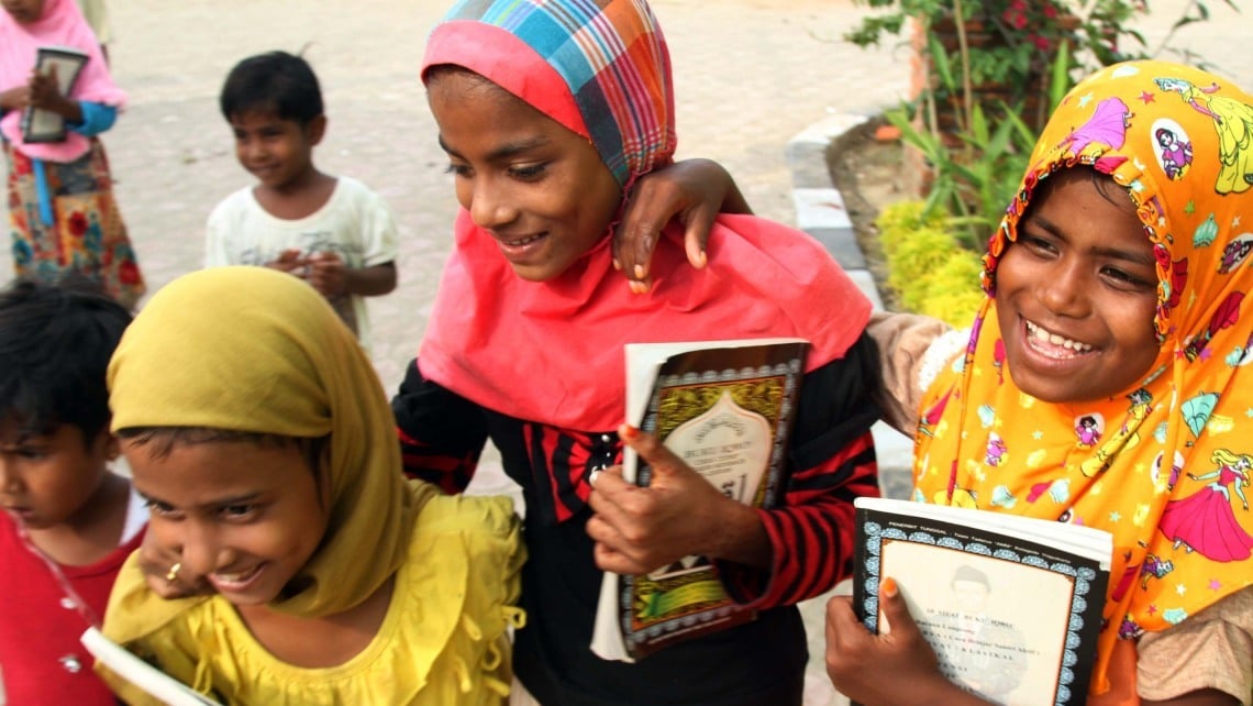 PENDIDIKAN BOCAH ROHINGYA