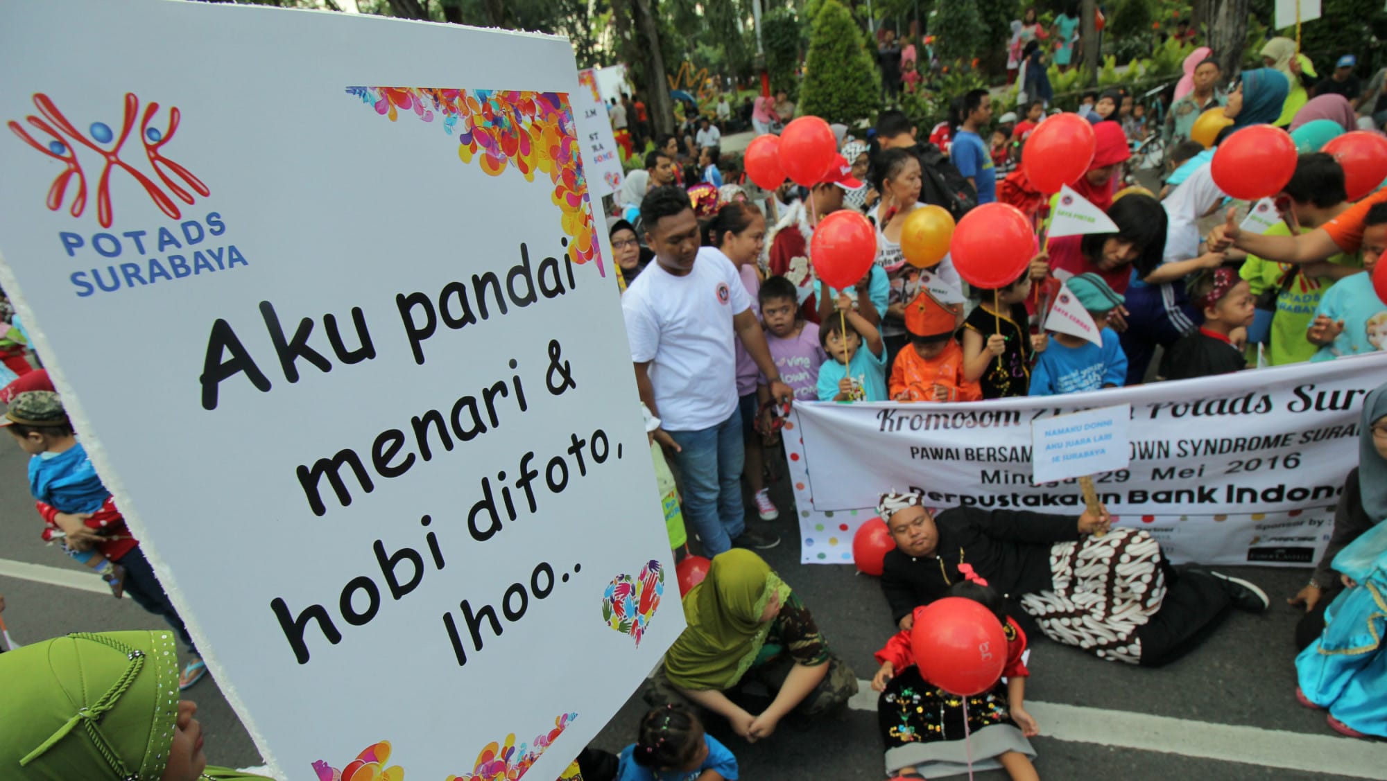 AKSI ANAK DENGAN DOWN SYNDROME