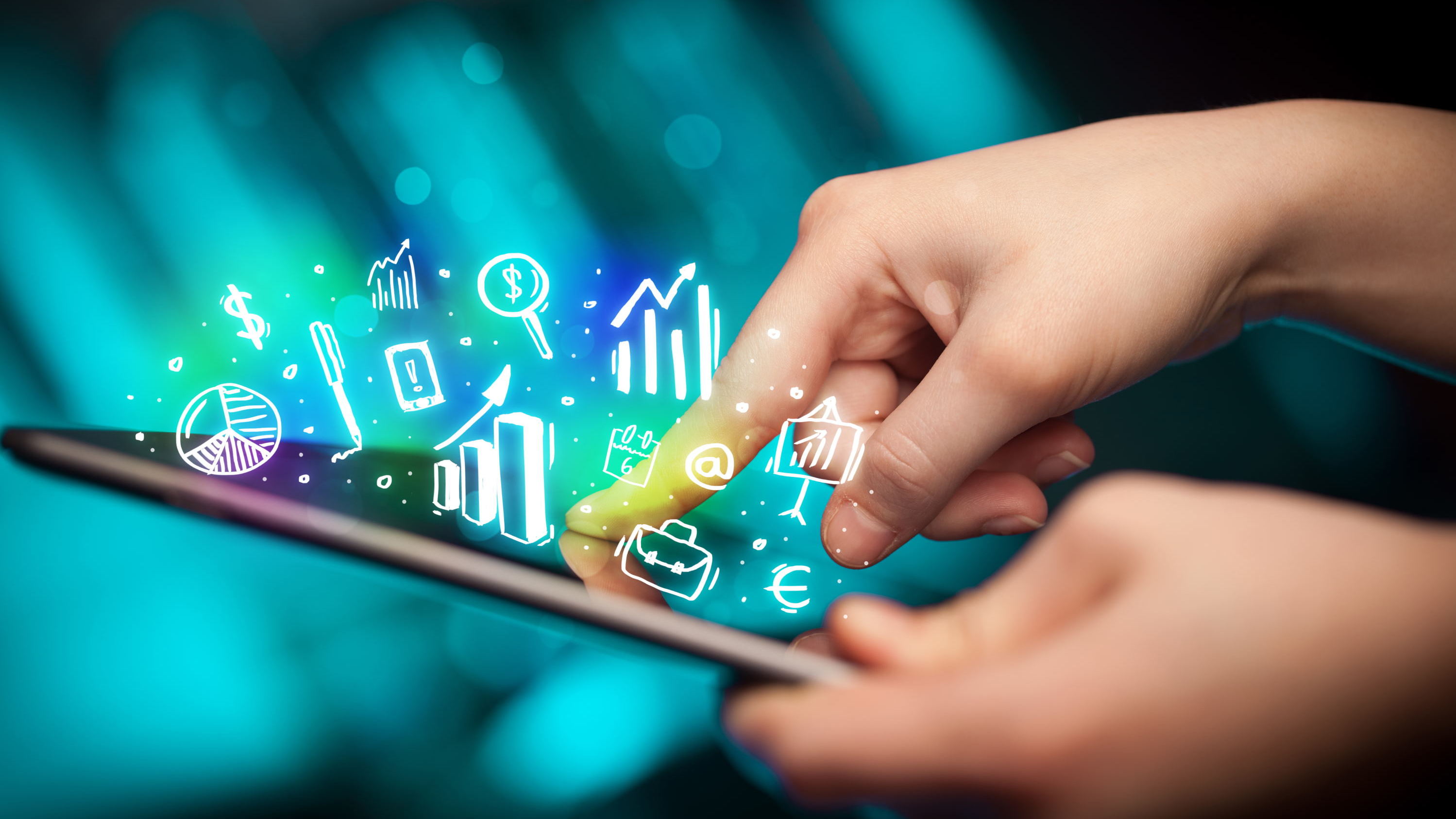 ilustrasi digital market ecommerce 