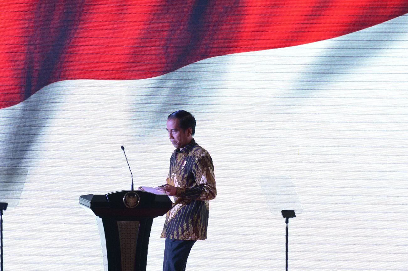 Presiden Jokowi Hadiri Pelantikan Kader Partai Hanura Presiden Jokowi Hadiri Pelantikan Kader Partai Hanura