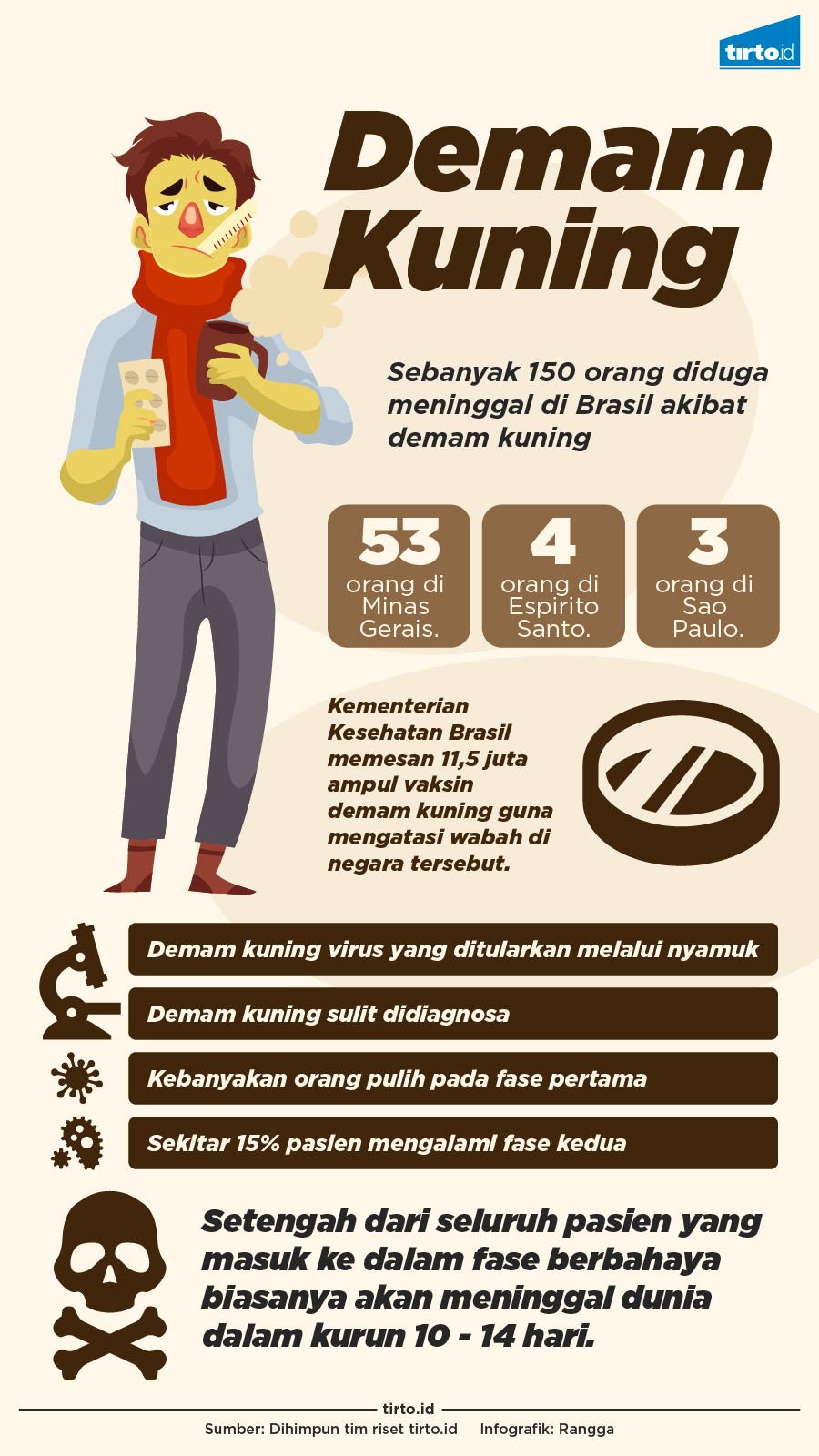 Infografik Demam Kuning