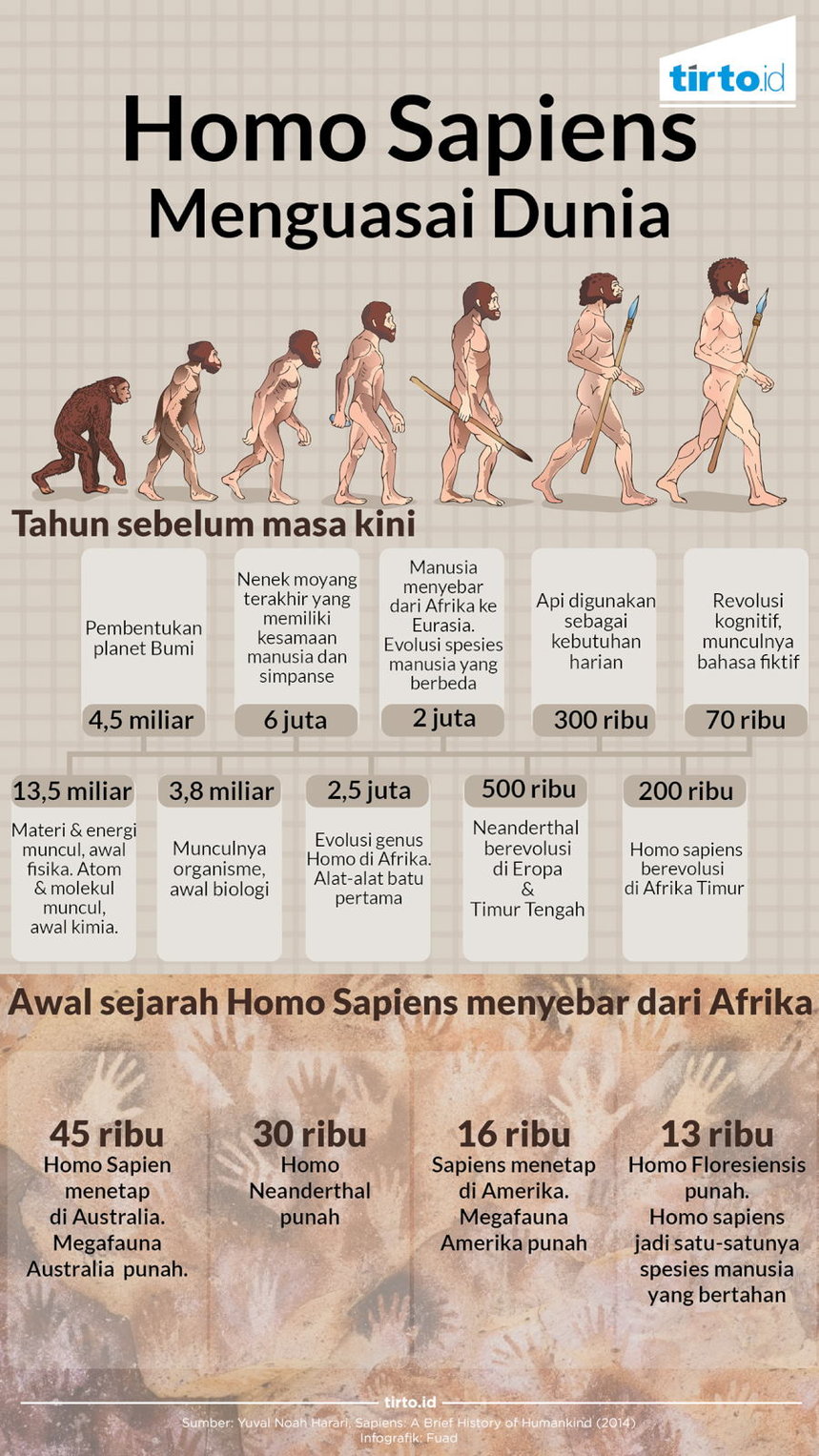 Infografik Homo Sapiens