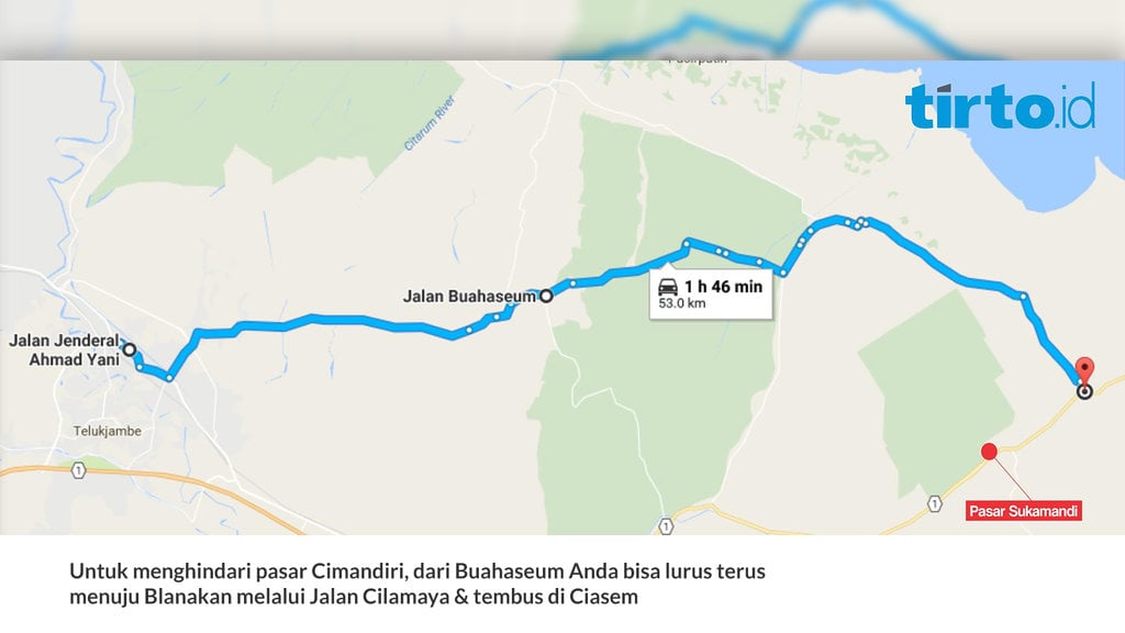 rute mudik jalur alternatif