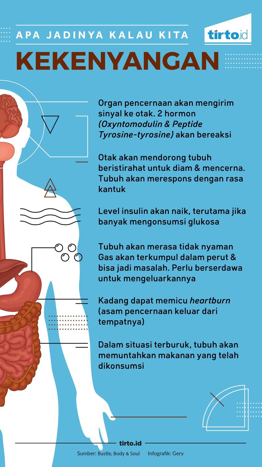 Apa Yang Terjadi Jika Anda Terlalu Banyak Makan Tirto Id