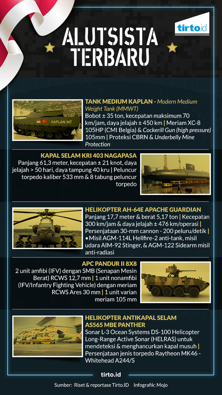 Infografik HL Indepth HUT TNI