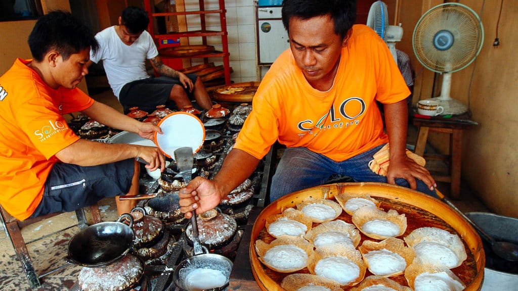 Serabi Notosuman menjadi ikon kuliner dari kota Solo. FOTO/Istimewa Kuliner Solo