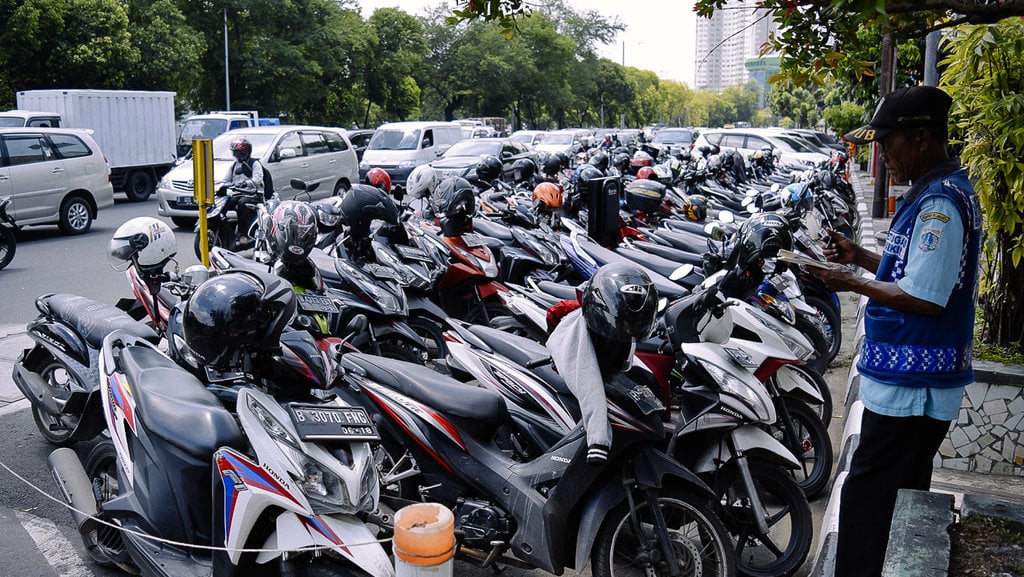 Lahan Parkir Pecenongan Jakarta