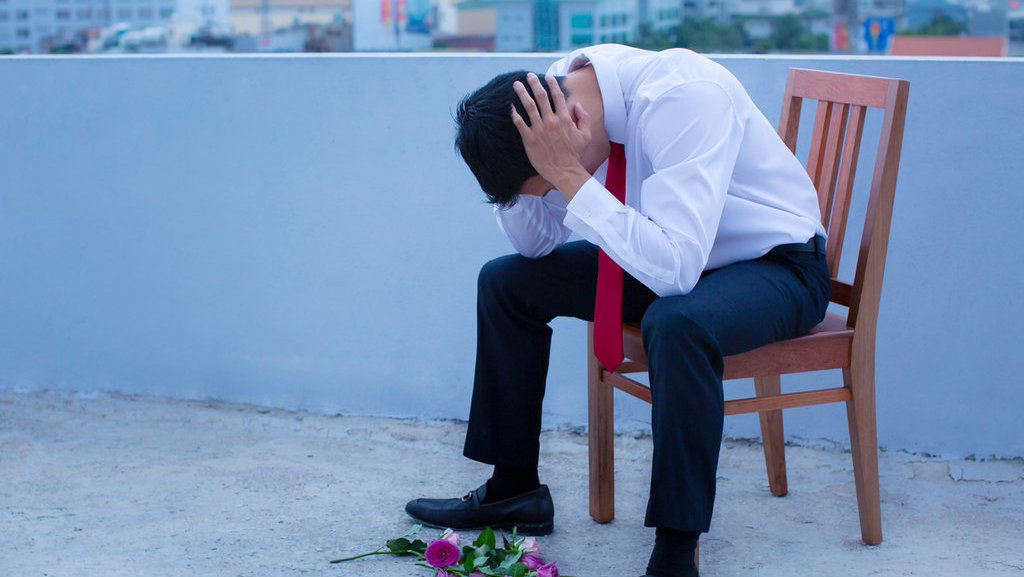 Ilustrasi patah hati. Getty Images/iStockphoto Ilustrasi Patah Hati