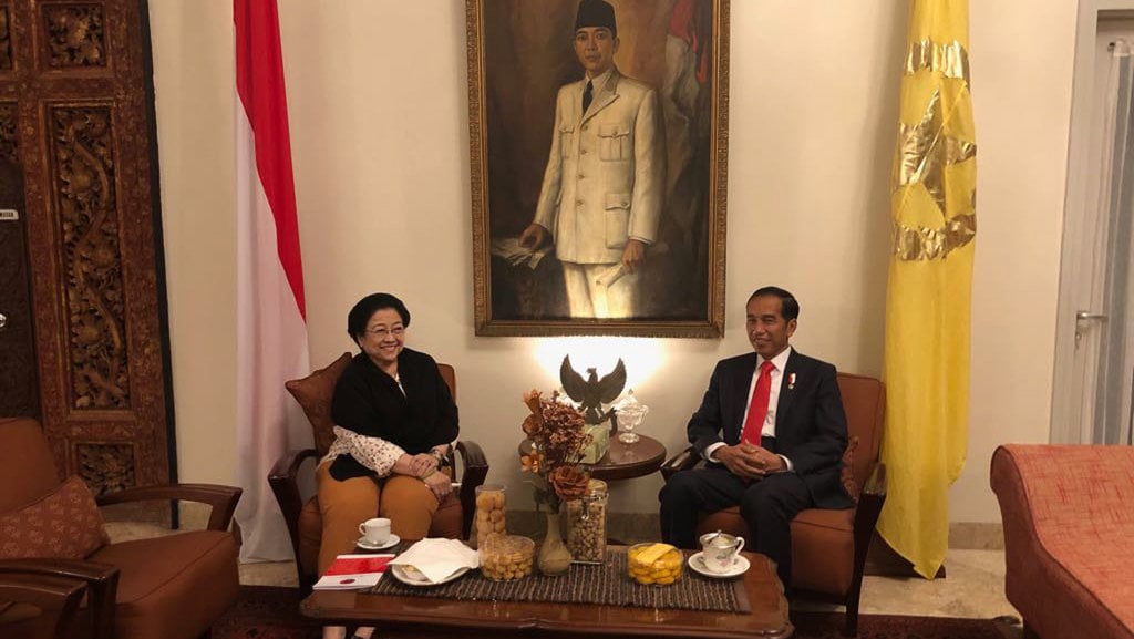 Pertemuan Jokowi dan Megawati di Istana Batu Tulis