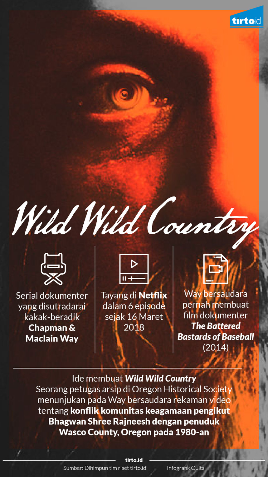 Infografik Wild wild coutry