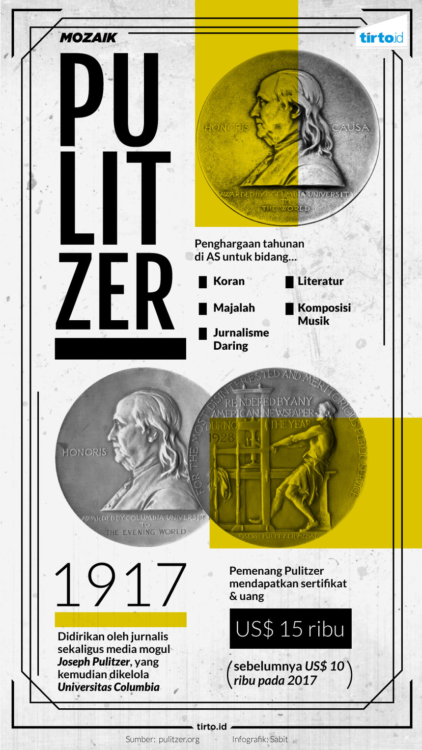 Infografik Mozaik Pulitzer
