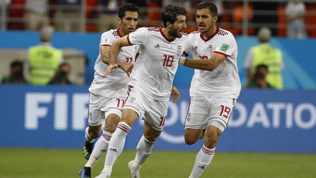 Selebrasi gol Karim Ansarifard