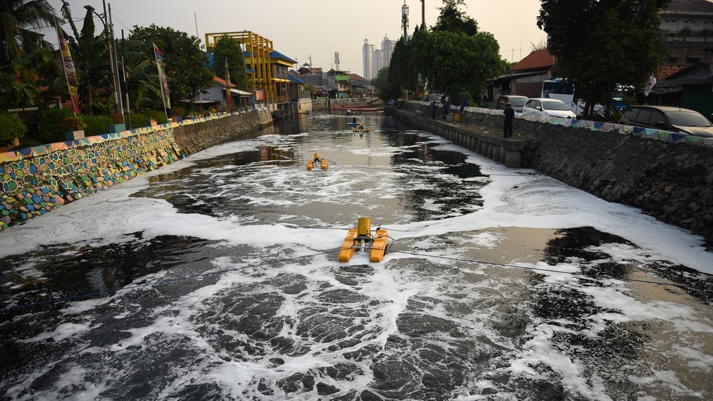 Pembuangan limbah detergen ke sungai akan berdampak