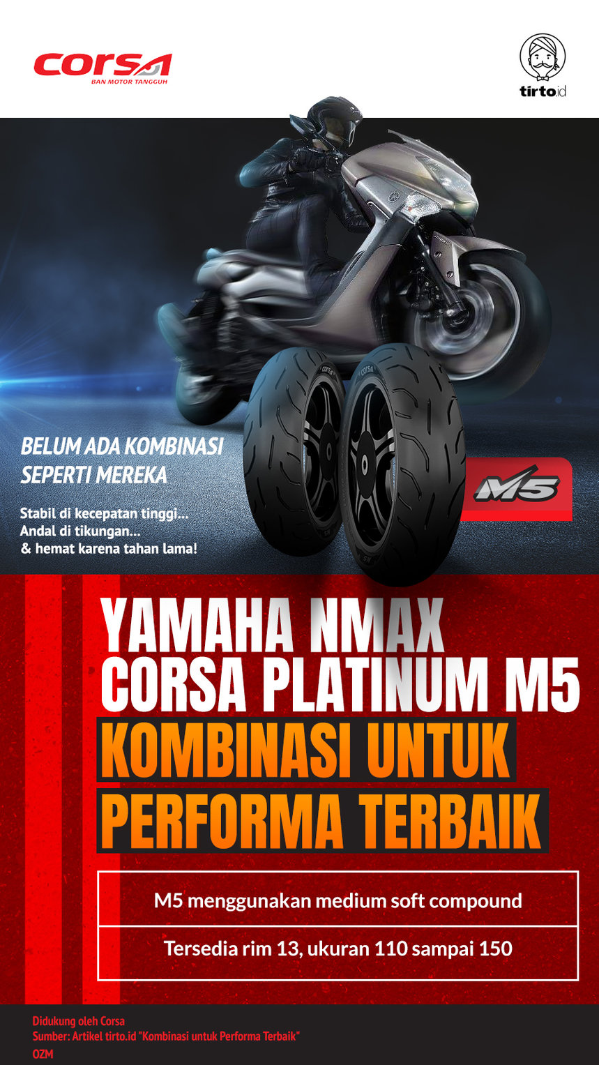 Infografik Advertorial Yamaha Nmax Corsa Platinum M5