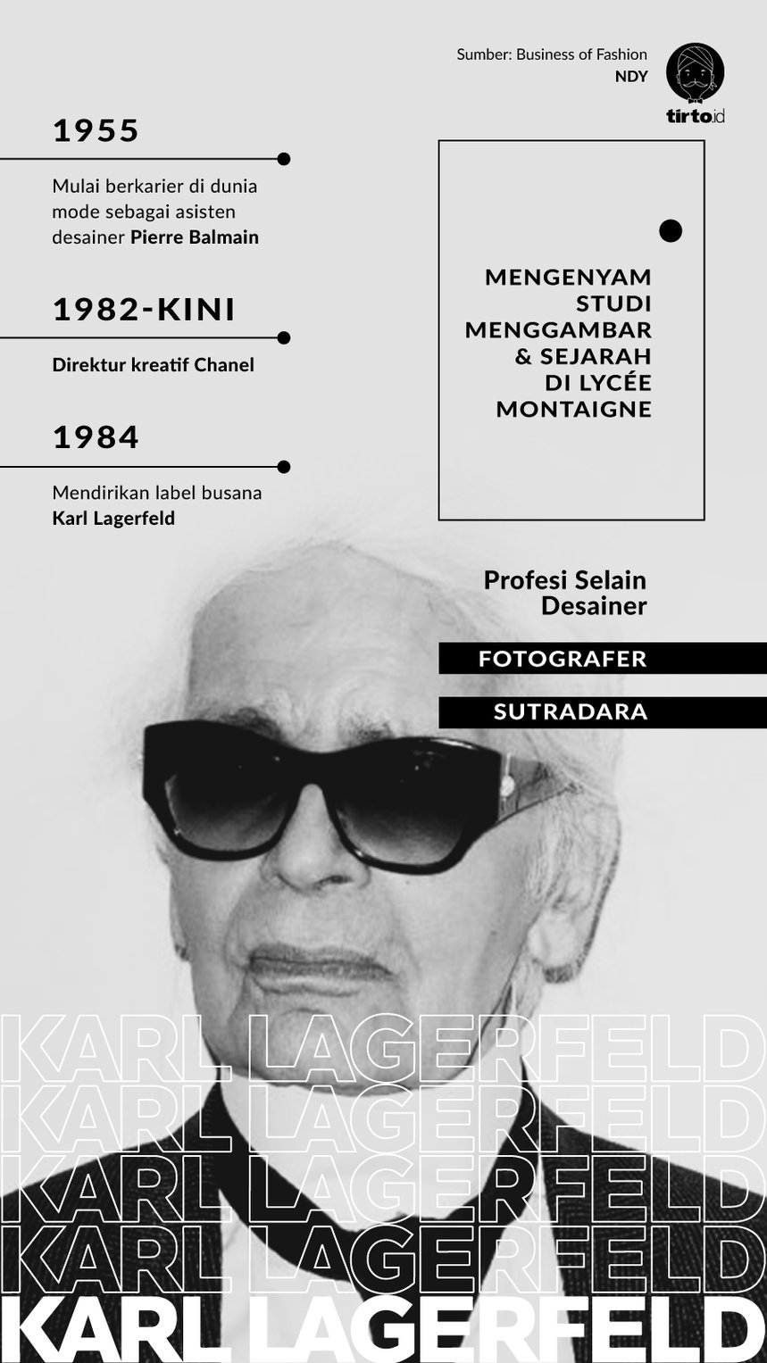 Infografik Karl Lagerfeld