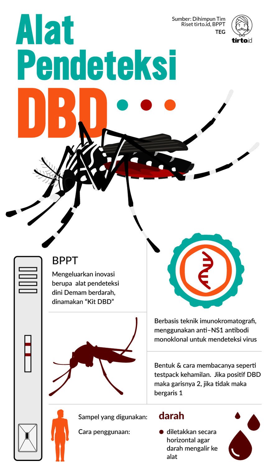 Infografik Alat pendeteksi DBD