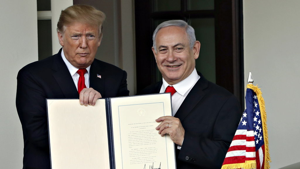 Donald Trump bertemu Benjamin Netanyahu