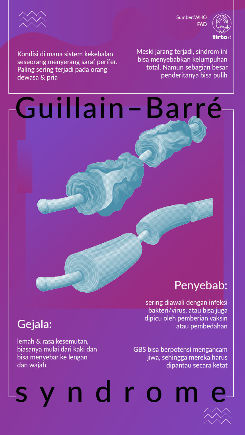 Infografik Guillain Barre syndrome