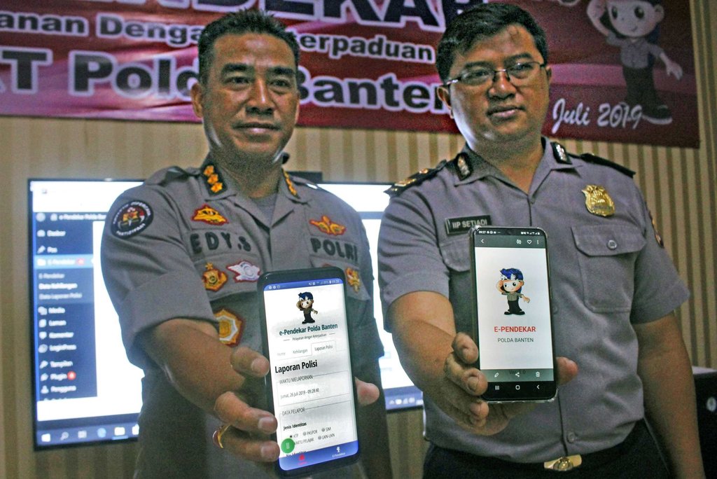 PELUNCURAN APLIKASI LAPORAN POLISI
