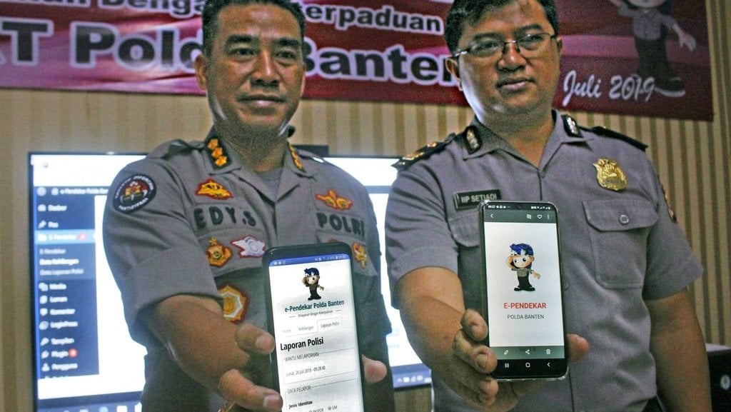 PELUNCURAN APLIKASI LAPORAN POLISI