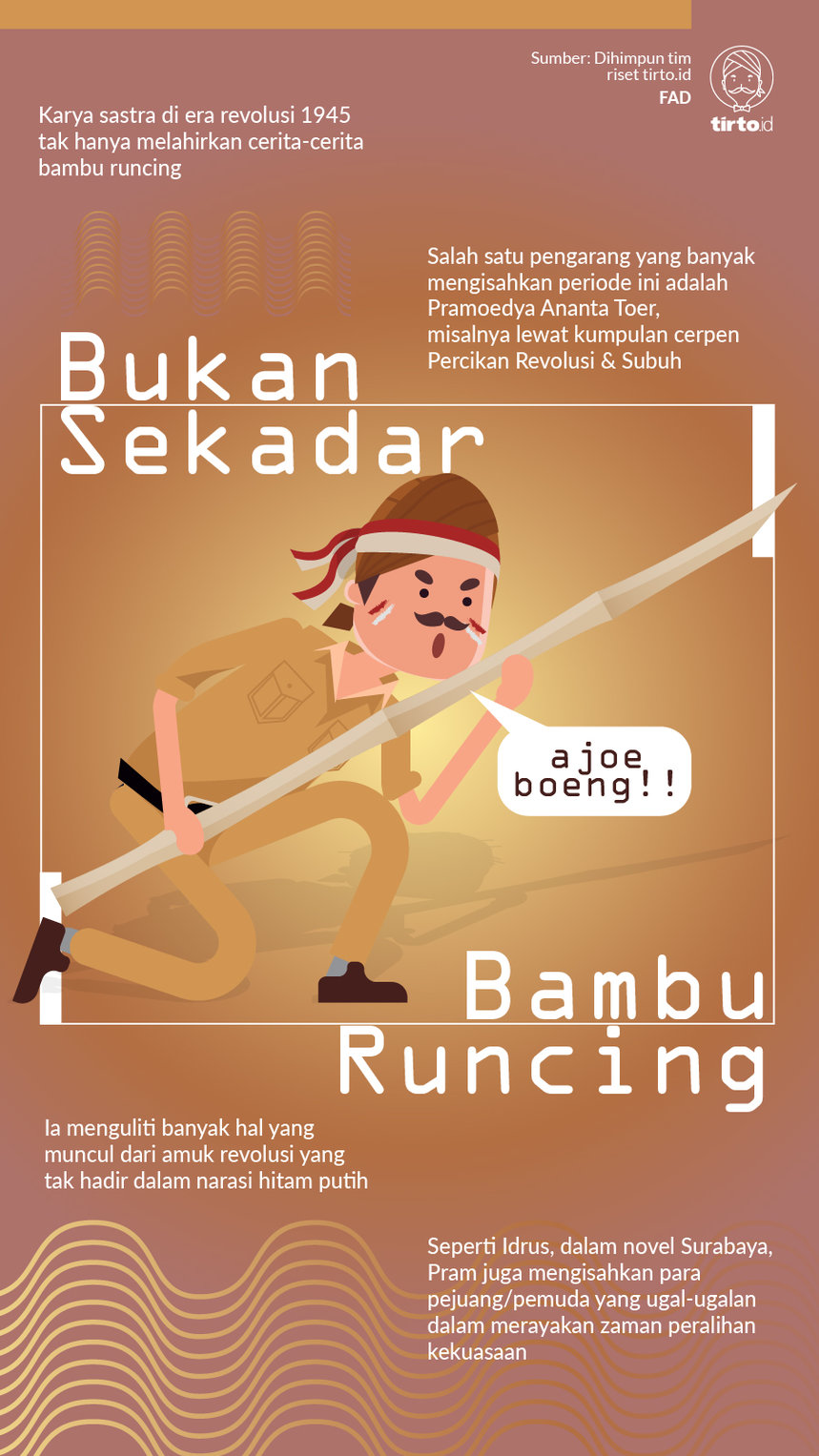Infografik Bukan Sekadar Bambu Runcing