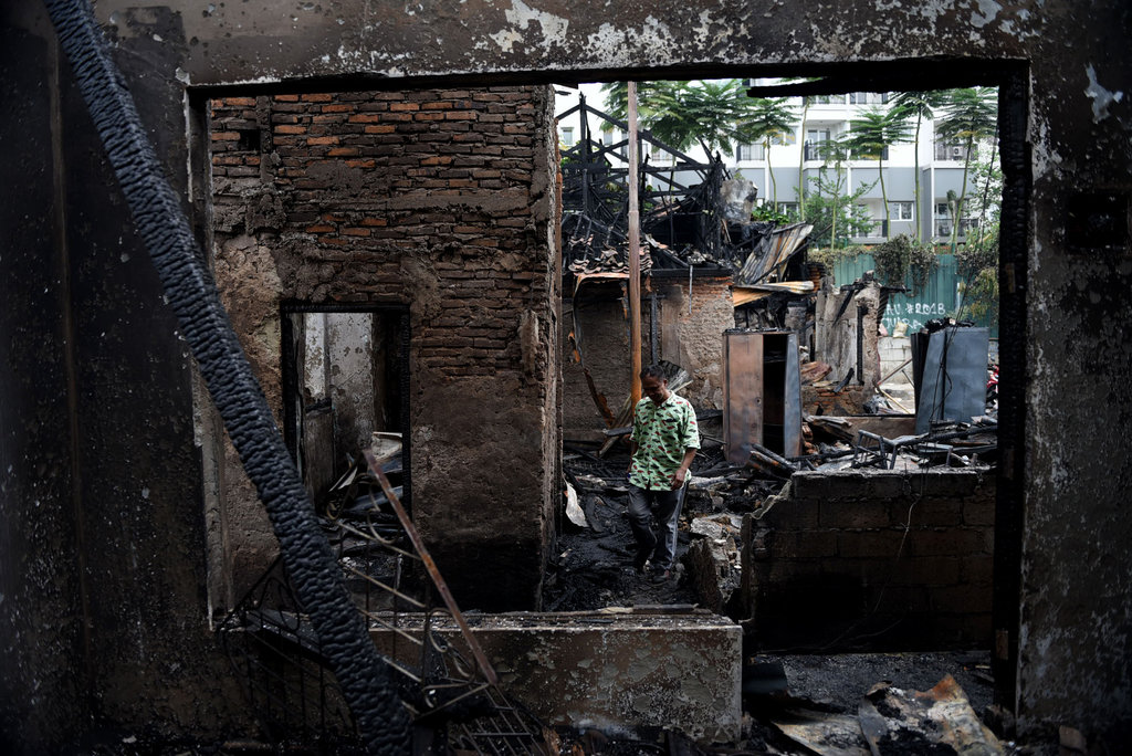 Kebakaran di Jakarta