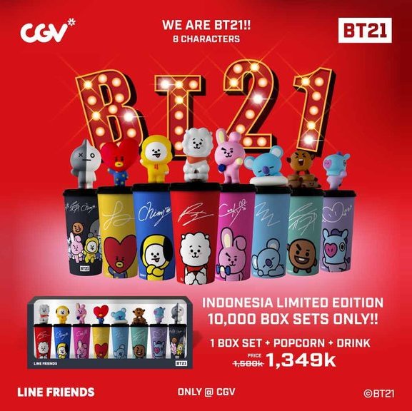 CGV Luncurkan Exclusive Merchandise with BT21