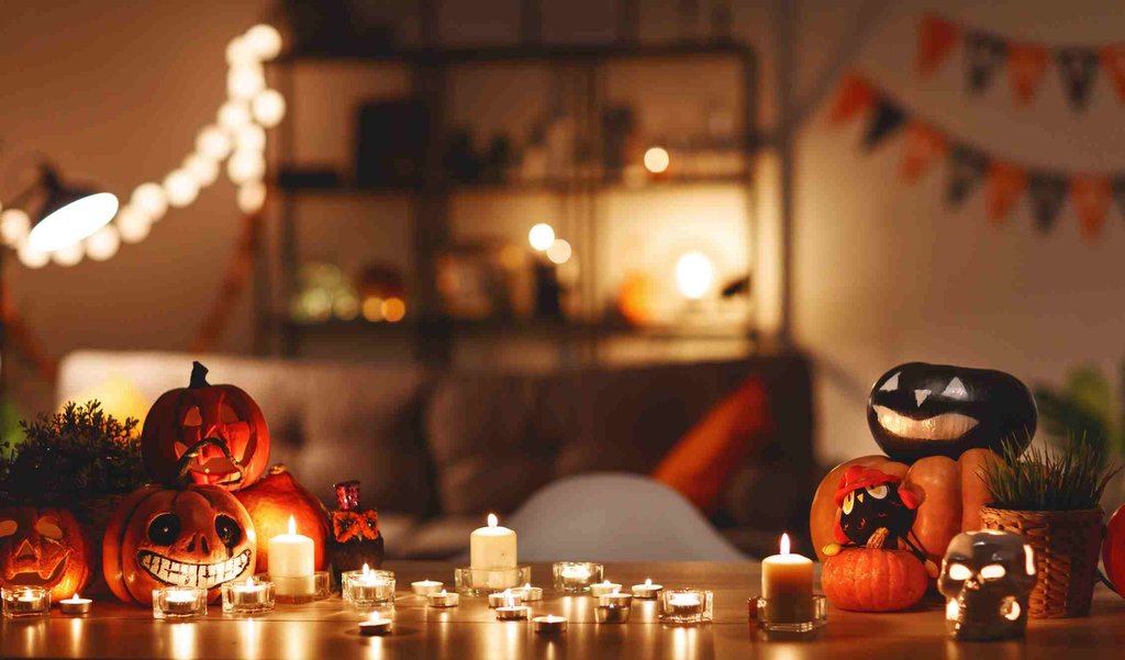 Ilustrasi pesta Halloween