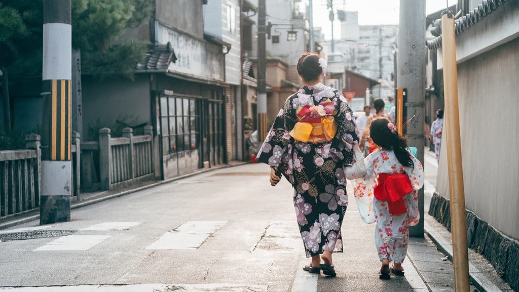 Ilustrasi Kimono