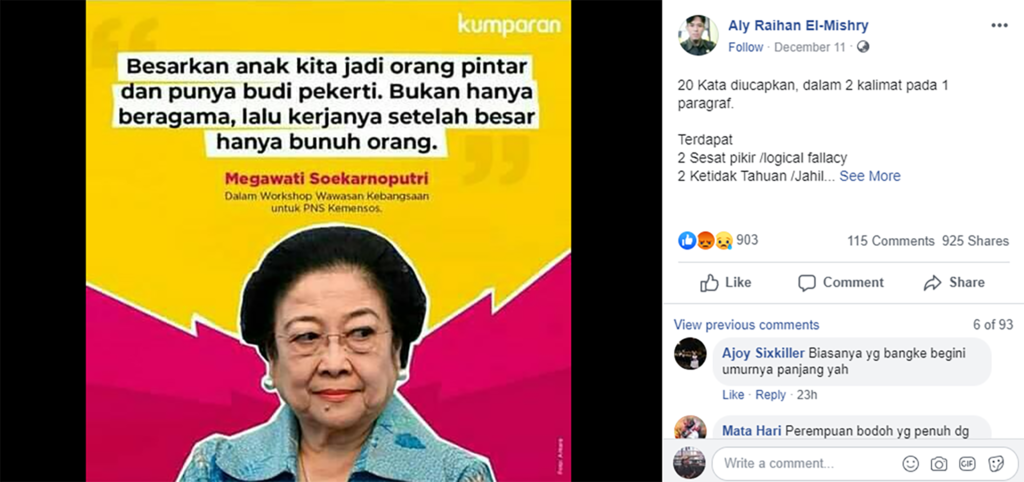 Periksa fakta Klaim Megawati