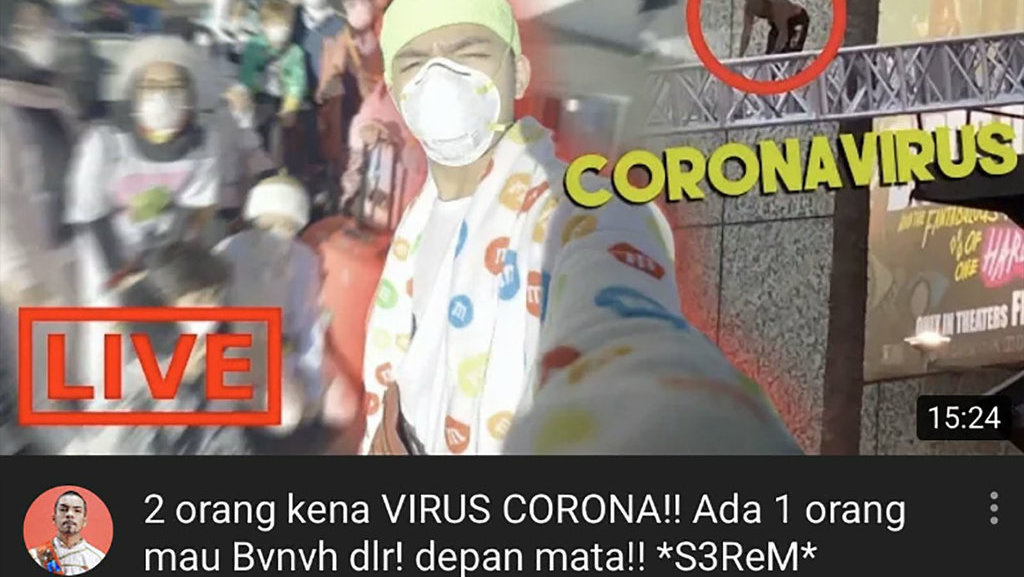 Live saaih halilintar tetang Corona Virus