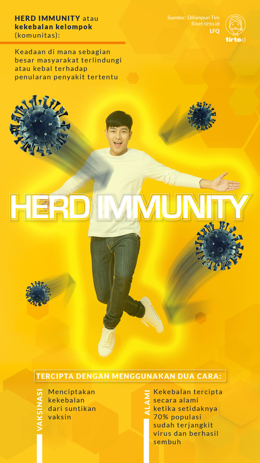 Infografik Herd Immunity
