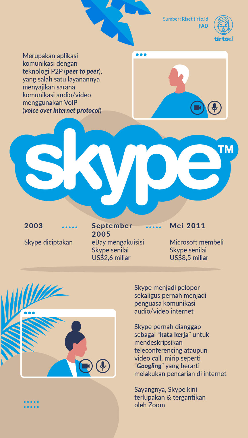 Infografik Skype