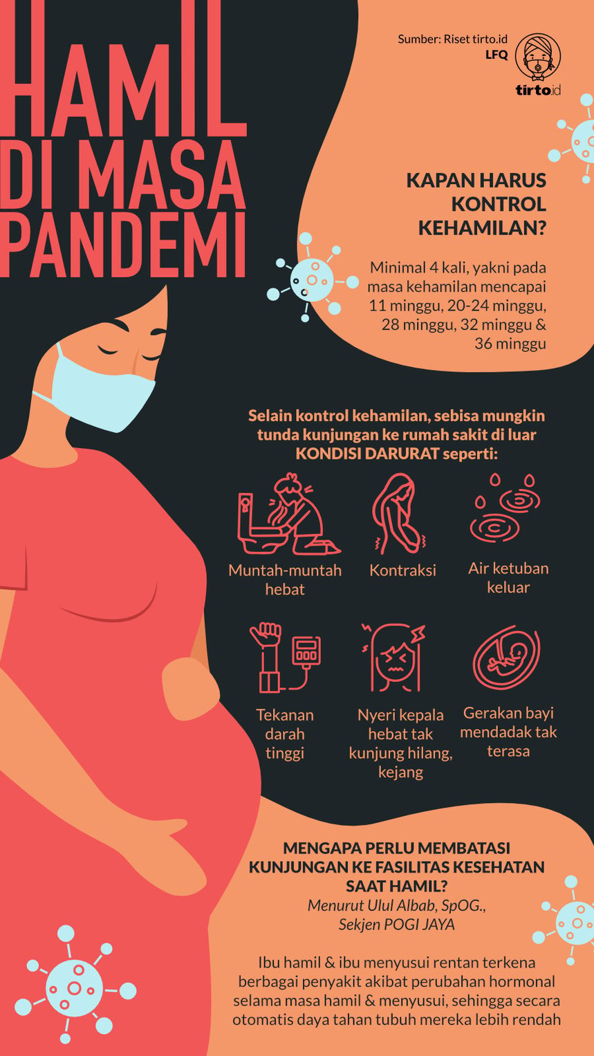 Infografik Hamil di Masa Pandemi