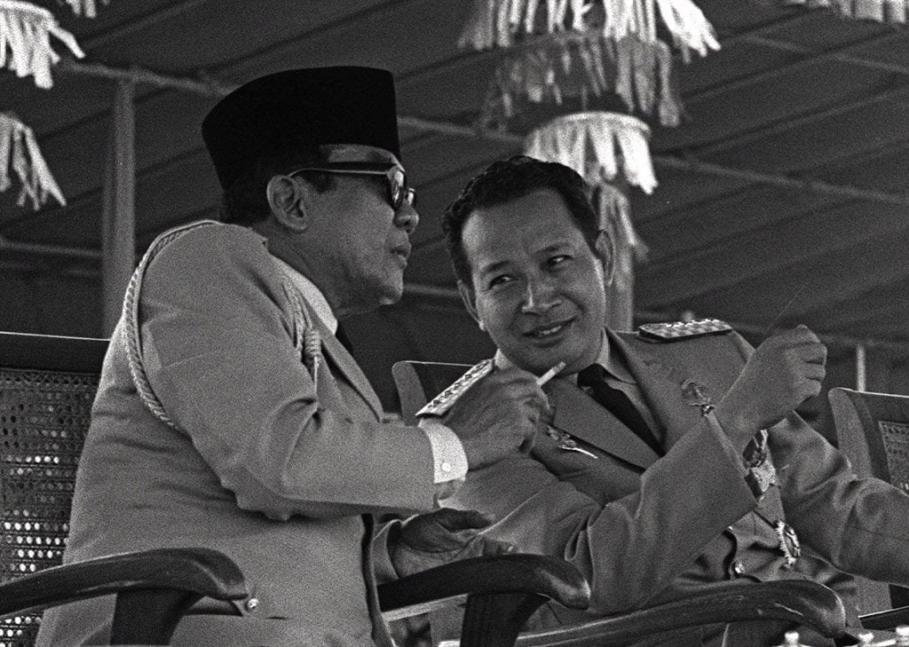 Presiden soekarno dan Jenderal soeharto