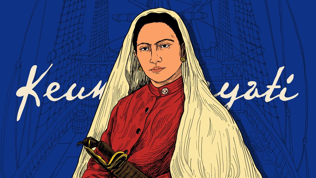 Ilustrasi Mozaik Keumalahayati