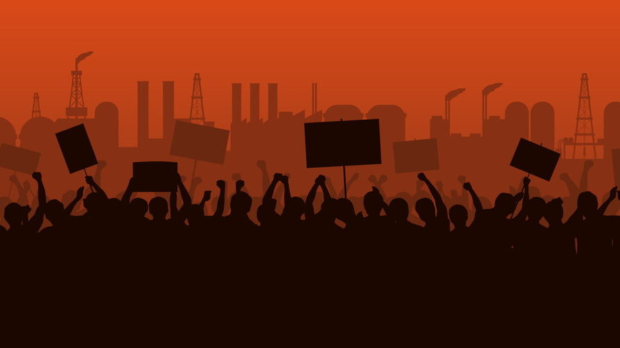 Ilustrasi Makar. FOTO/iStockphoto Ilustrasi demonstrasi