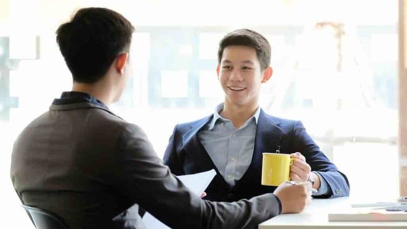 Ilustrasi percakapan 2 orang. foto/istockphoto Ilustrasi Active Listening