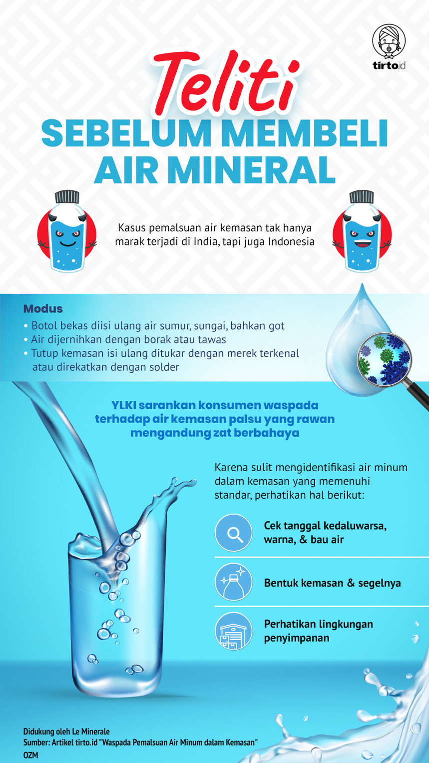 Infografik Advertorial Le Minerale Desember