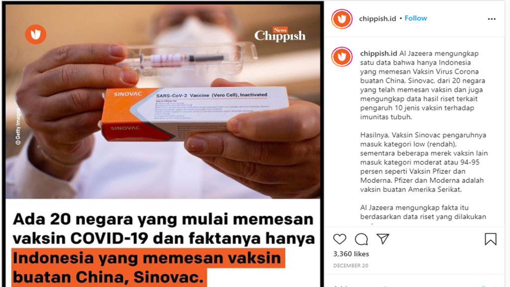 Periksa Fakta Cuma Indonesia Yang Pesan Vaksin Sinovac