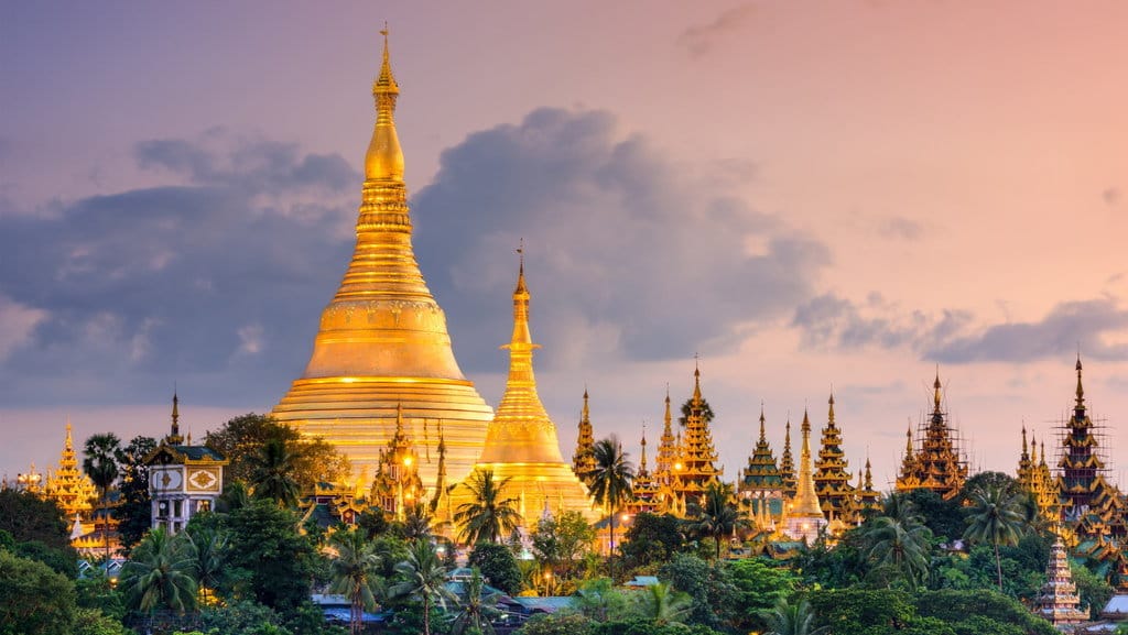 Yangon, Pemandangan Pagoda Shwedagon Myanmar. FOTO/iStockphoto Pagoda myanmar