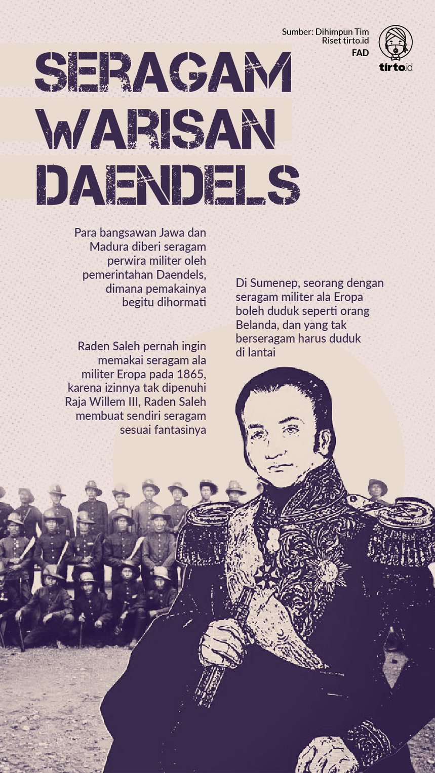 Infografik Seragam Warisan Daendels