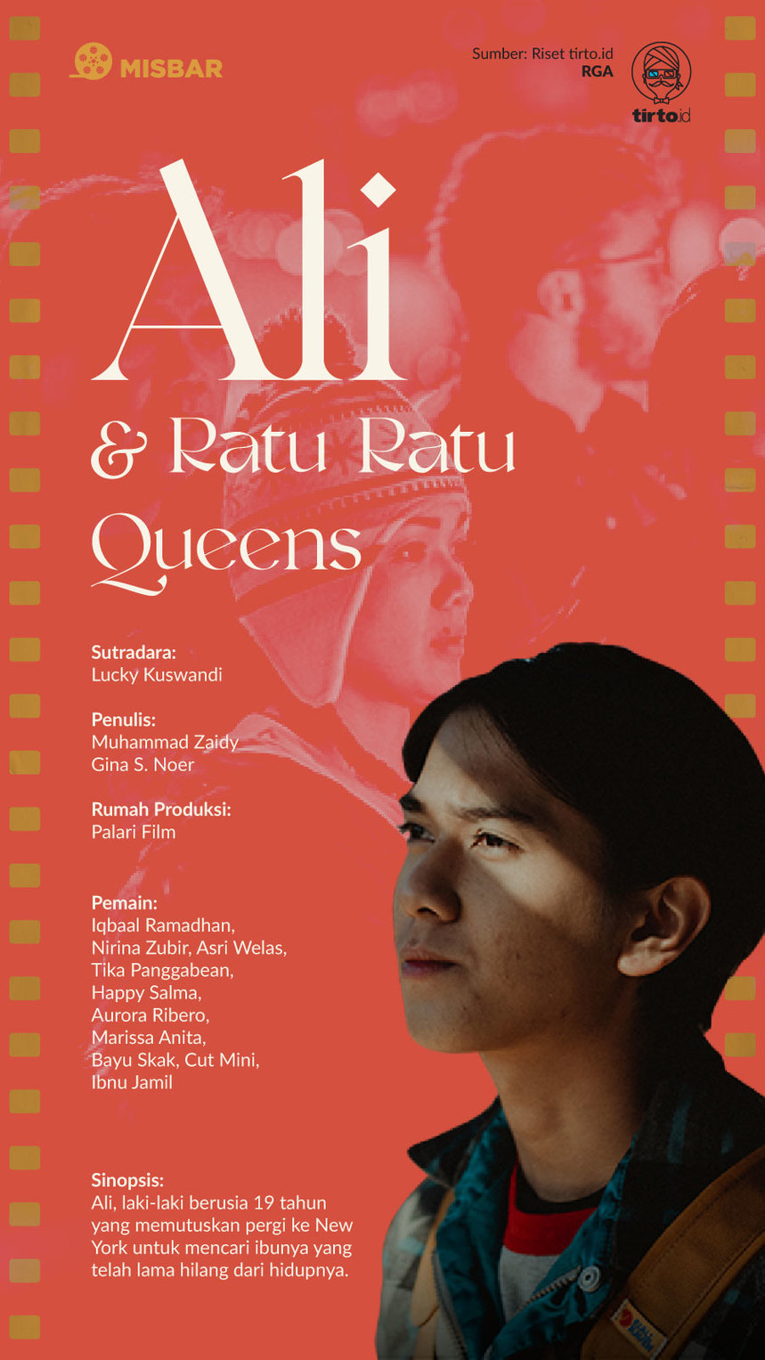 Infografik Misbar Ali dan Ratu Ratu Queens