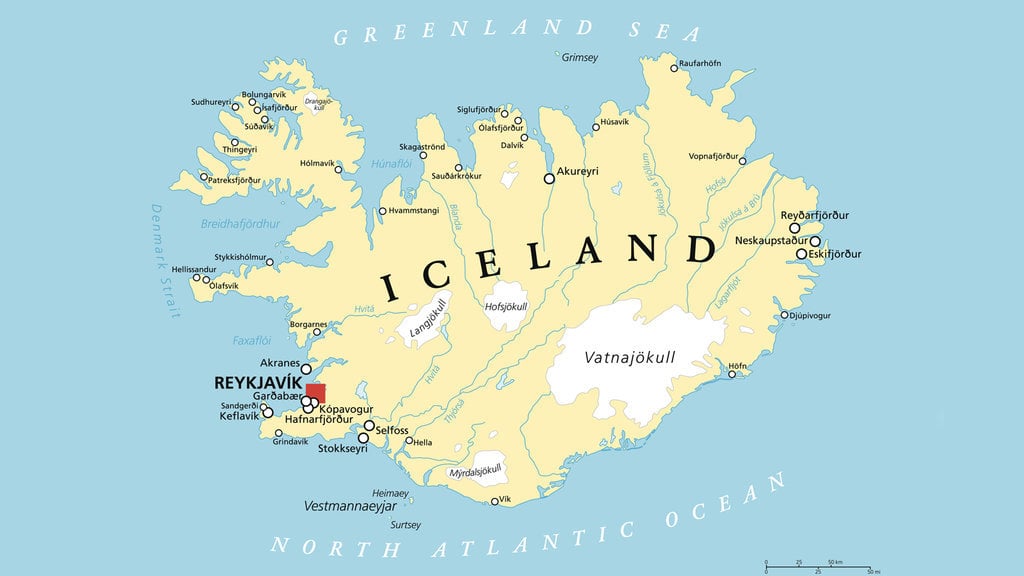 Peta Islandia