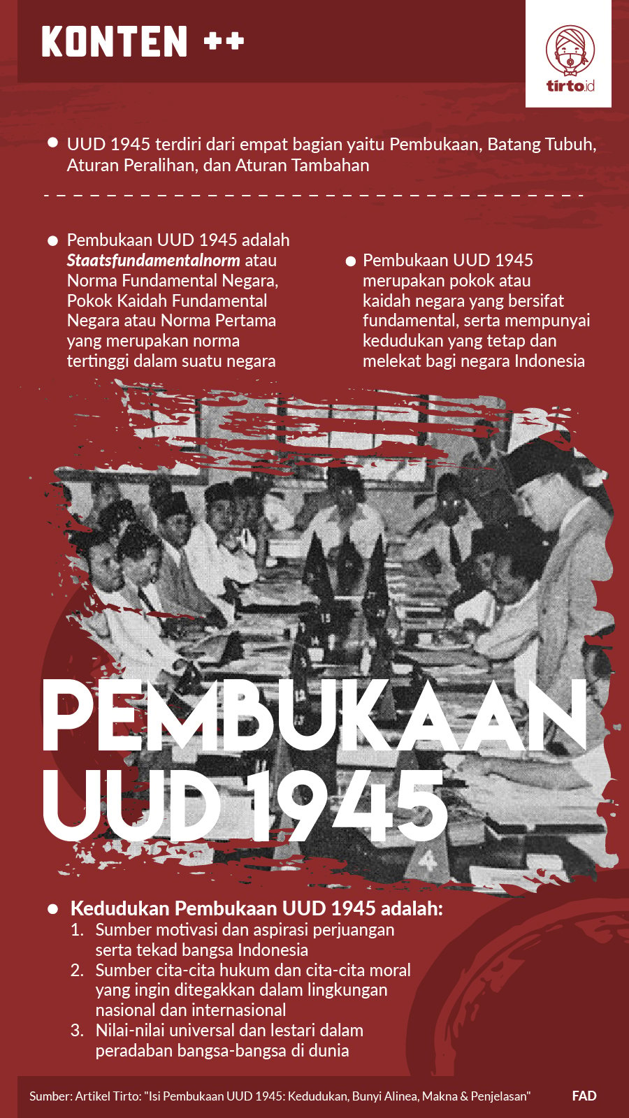Infografik SC Pembukaan UUD 1945